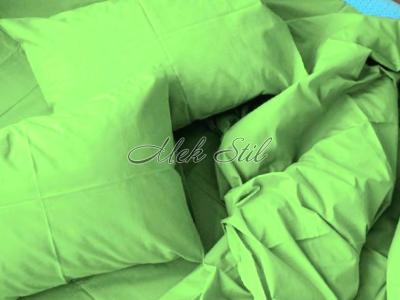 Спално бельо   Едноцветно и двулицево спално бельо  Едноцветно спално бельо в зелено 